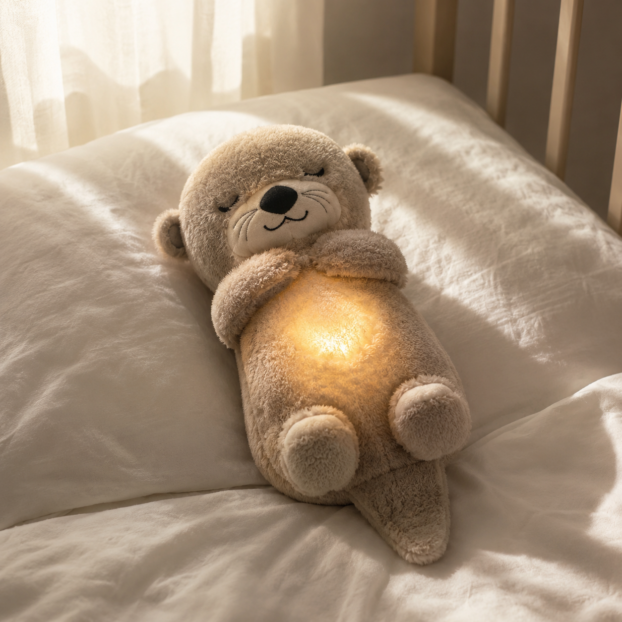 Libora Teddy Dream | Peluche con Luz Nocturna y Sonido para Dormir Bebés
